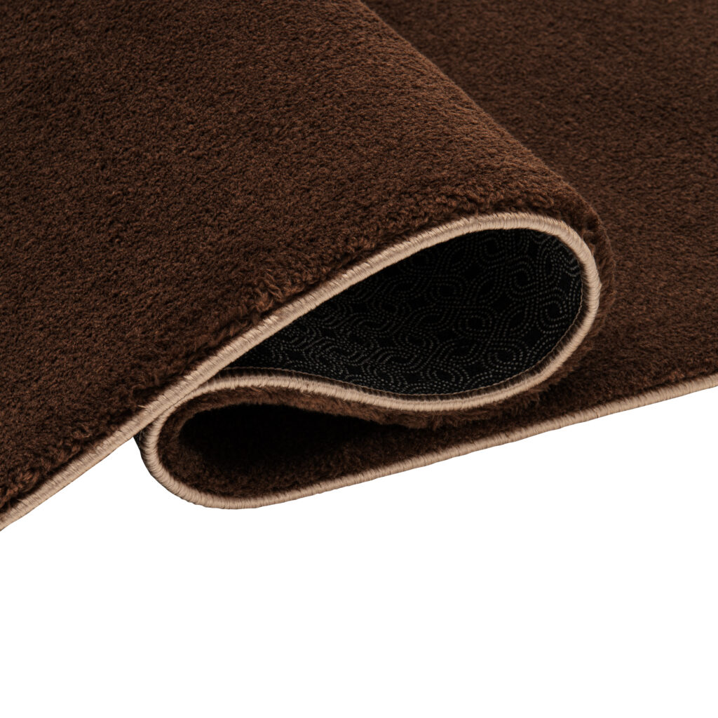 Teppich Cuddle Anti-Rutsch Braun Shaggy