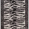 Teppich Dream Modern Kurzflor Grau Creme Schwarz Tiger Optik