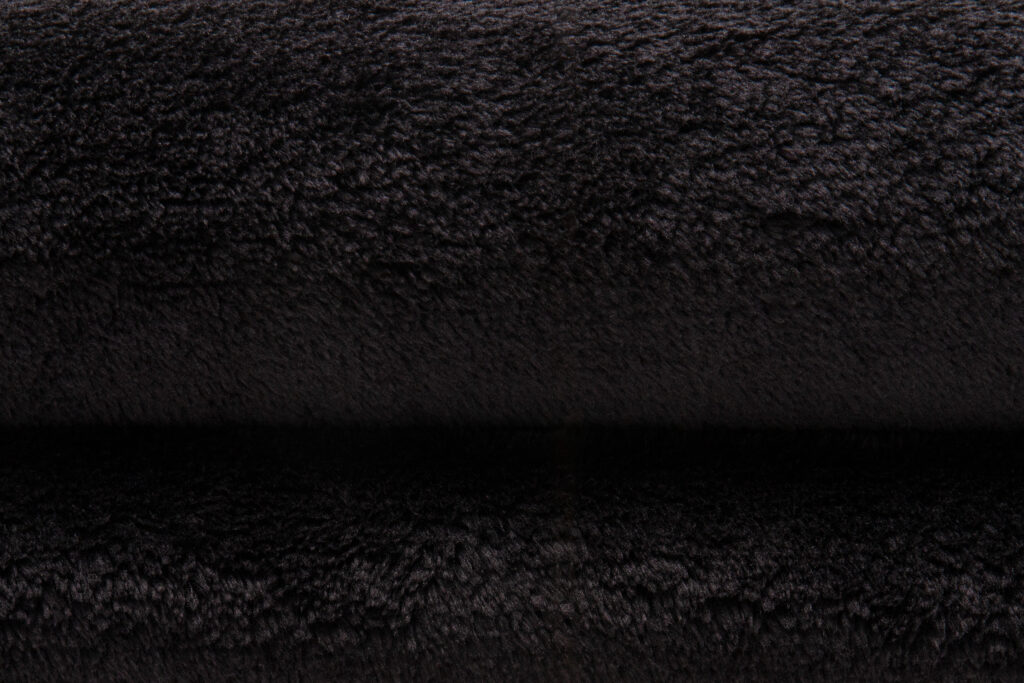 Teppich Cuddle Anti-Rutsch Schwarz Shaggy