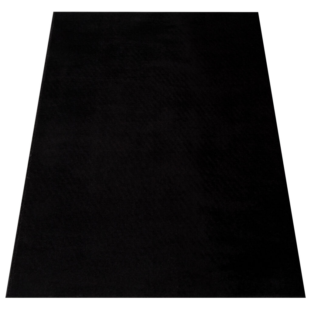 Teppich Cuddle Anti-Rutsch Schwarz Shaggy