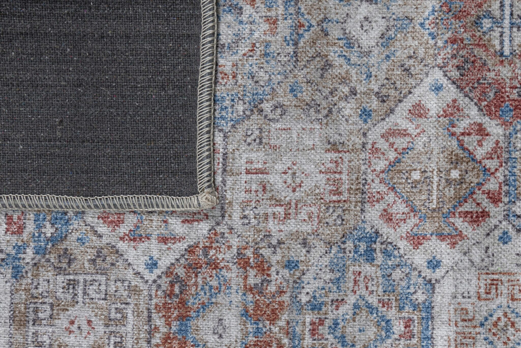 Teppich Ritz Mehrfarbig Mosaik Vintage