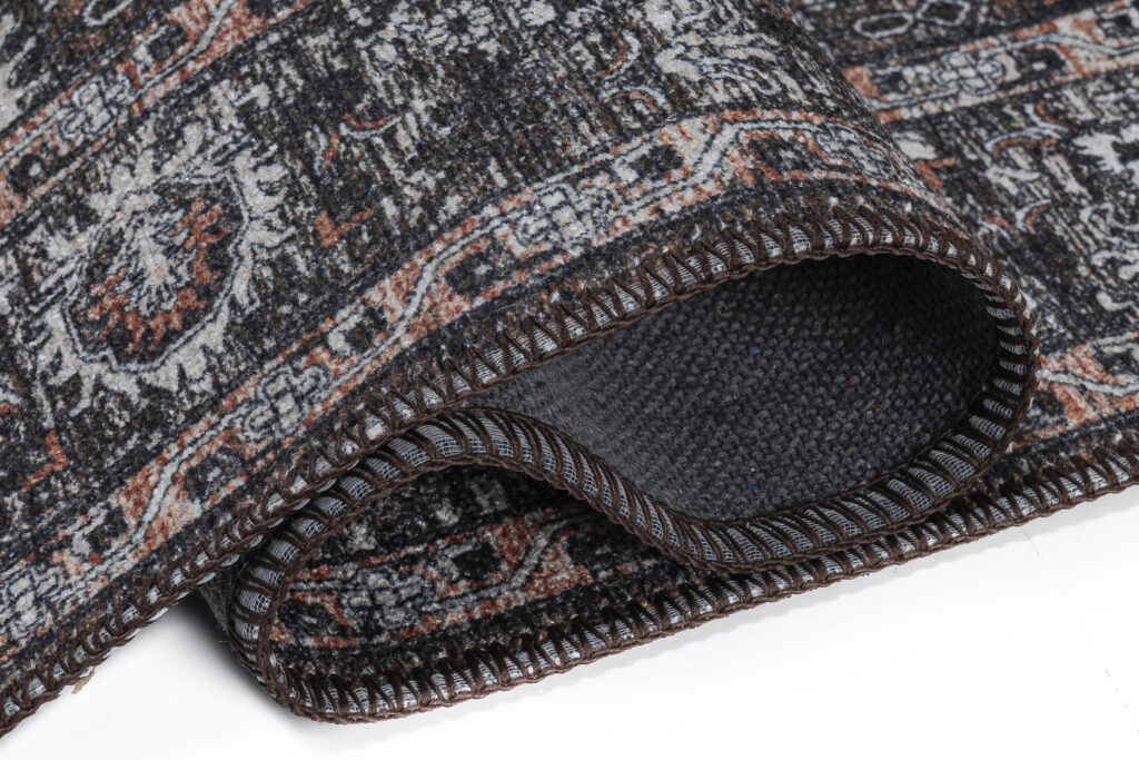 Teppich Ritz Braun Schwarz Ornament