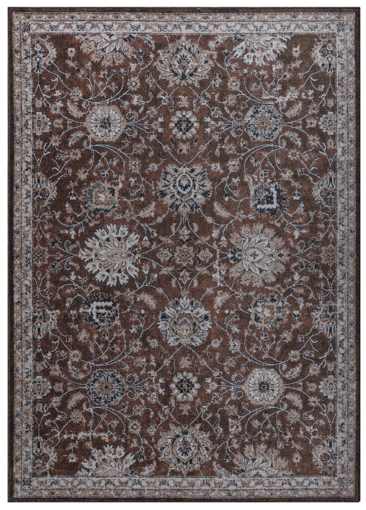 Teppich Ritz Braun Floral Ornament