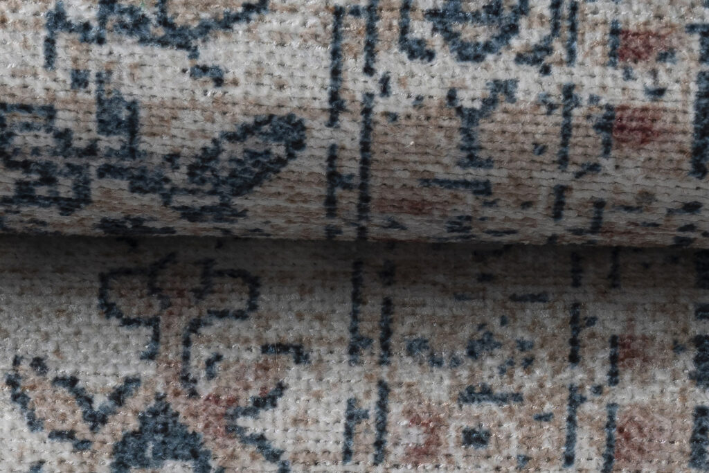 Teppich Ritz Beige Blau Ornament