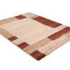 Teppich Dream Modern Kurzflor Beige Braun Vierecke Design