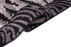 Teppich Dream Modern Kurzflor Grau Creme Schwarz Tiger Optik