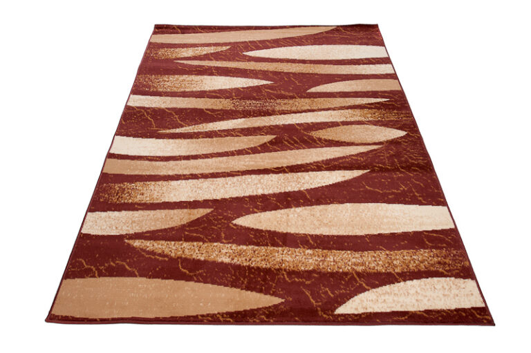 Teppich Dream Modern Kurzflor Braun Beige Meliert Streifen