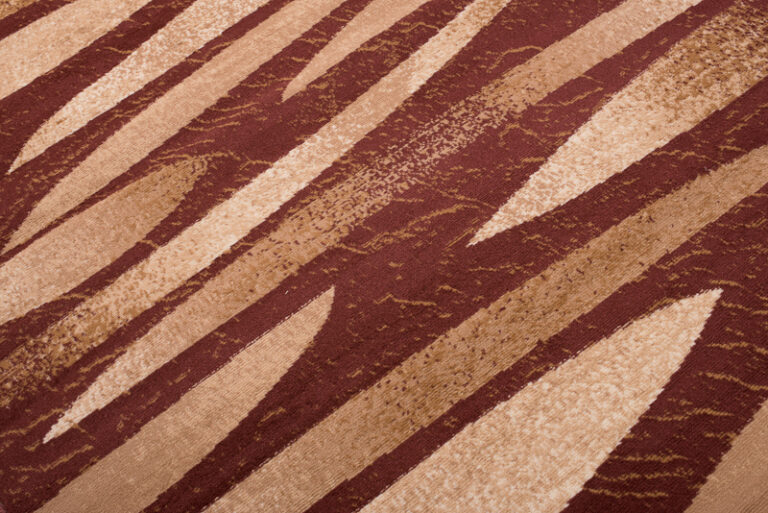 Teppich Dream Modern Kurzflor Braun Beige Meliert Streifen