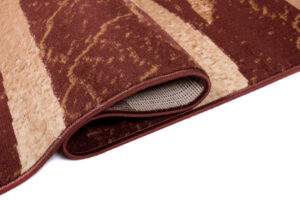 Teppich Dream Modern Kurzflor Braun Beige Meliert Streifen