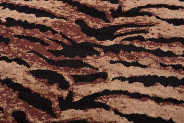 Teppich Dream Modern Kurzflor Braun Beige Schwarz Tiger Design
