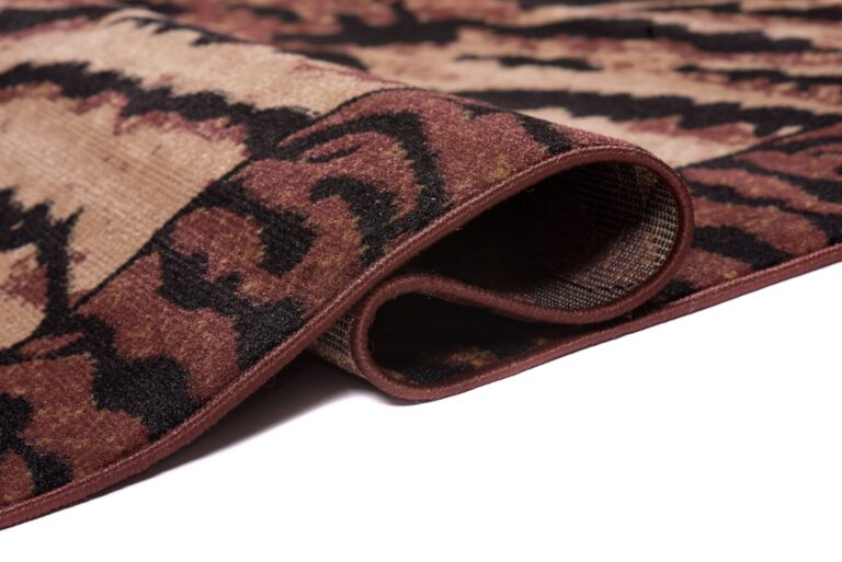 Teppich Dream Modern Kurzflor Braun Beige Schwarz Tiger Design