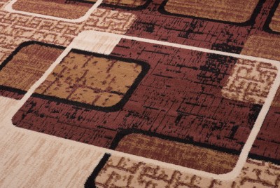 Teppich Dream Kurzflor Modern Creme Beige Vierecke Design