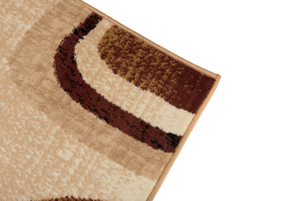 Teppich Dream Kurzflor Modern Beige Hellbraun Meliert Kreise