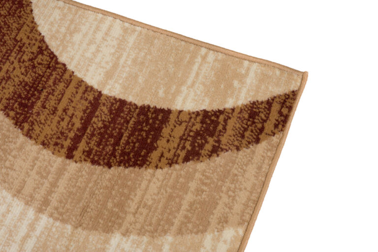 Teppich Dream Modern Kurzflor Hellbraun Meliert Wellen