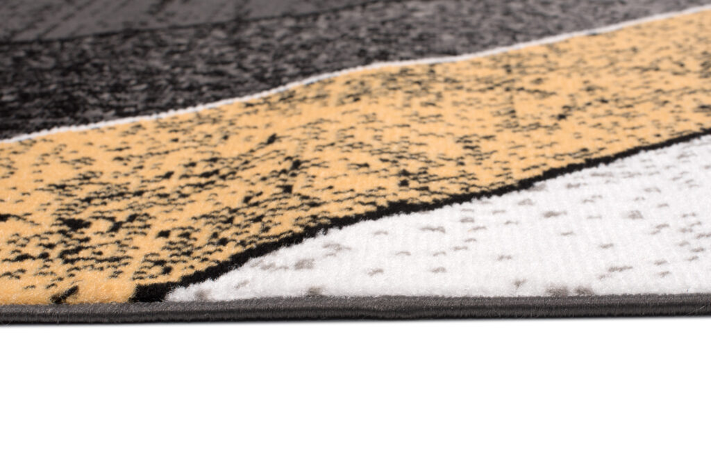 Teppich Dream Modern Grau Gelb Wellen