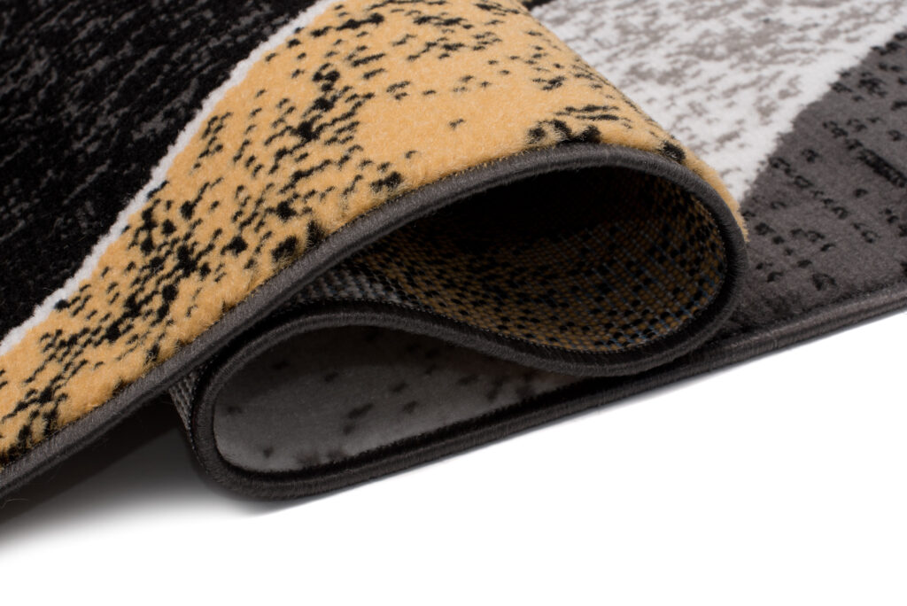 Teppich Dream Modern Grau Gelb Wellen