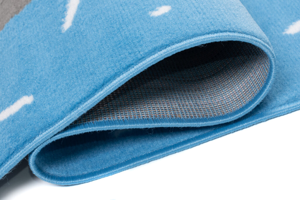 Teppich Jolly Kurzflor Kinderteppich Spielmatte Blau Grau Rosa Panda