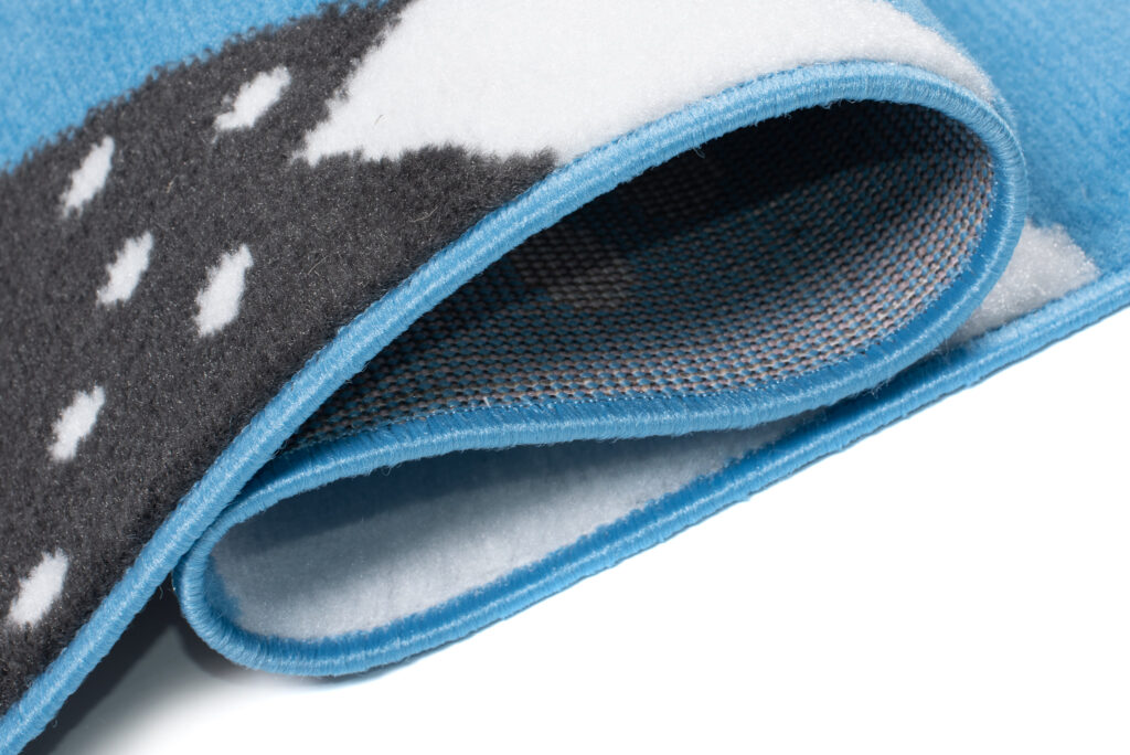 Teppich Jolly Kurzflor Kinderteppich Spielmatte Blau Grau Koalabär