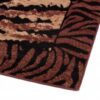 Teppich Dream Modern Kurzflor Braun Beige Schwarz Tiger Design