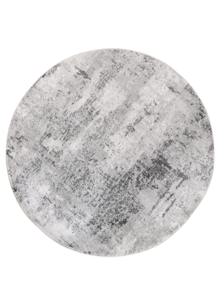 Teppich Sky Rund Grau Abstrakt Vintage Verwischungen