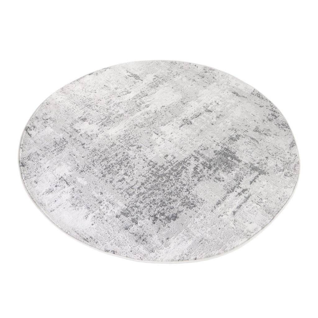 Teppich Sky Rund Grau Abstrakt Vintage Verwischungen