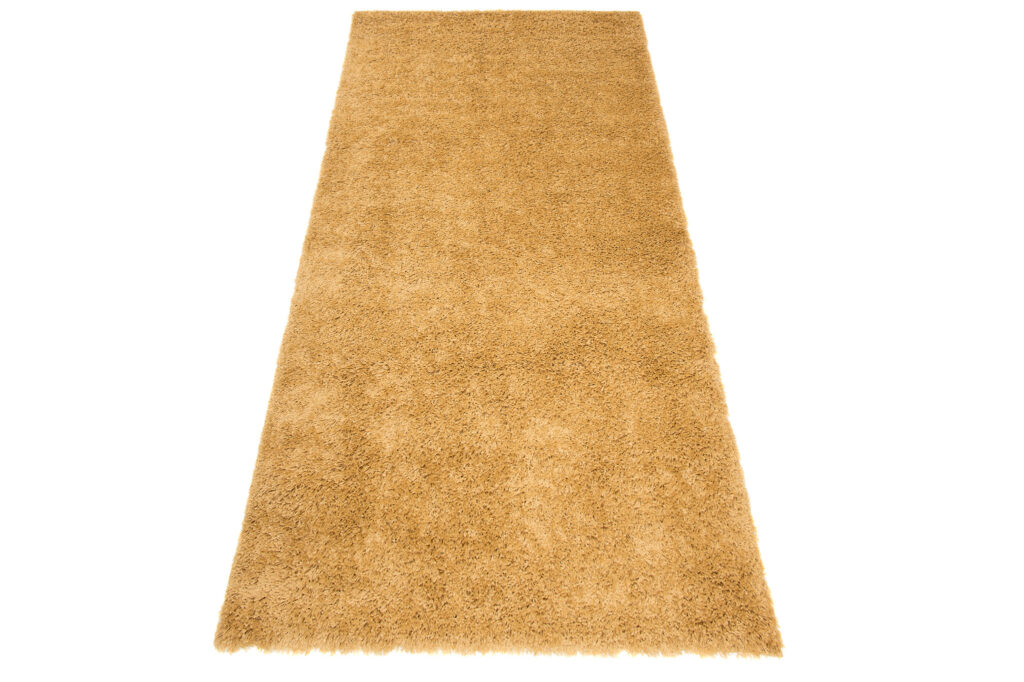 Teppichläufer Essence Shaggy Einfarbig Senfgelb