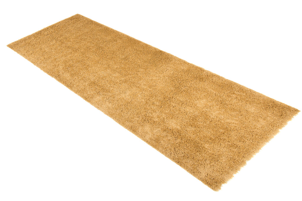 Teppichläufer Essence Shaggy Einfarbig Senfgelb
