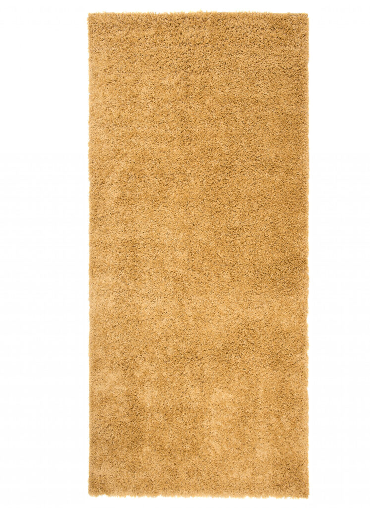 Teppichläufer Essence Shaggy Einfarbig Senfgelb