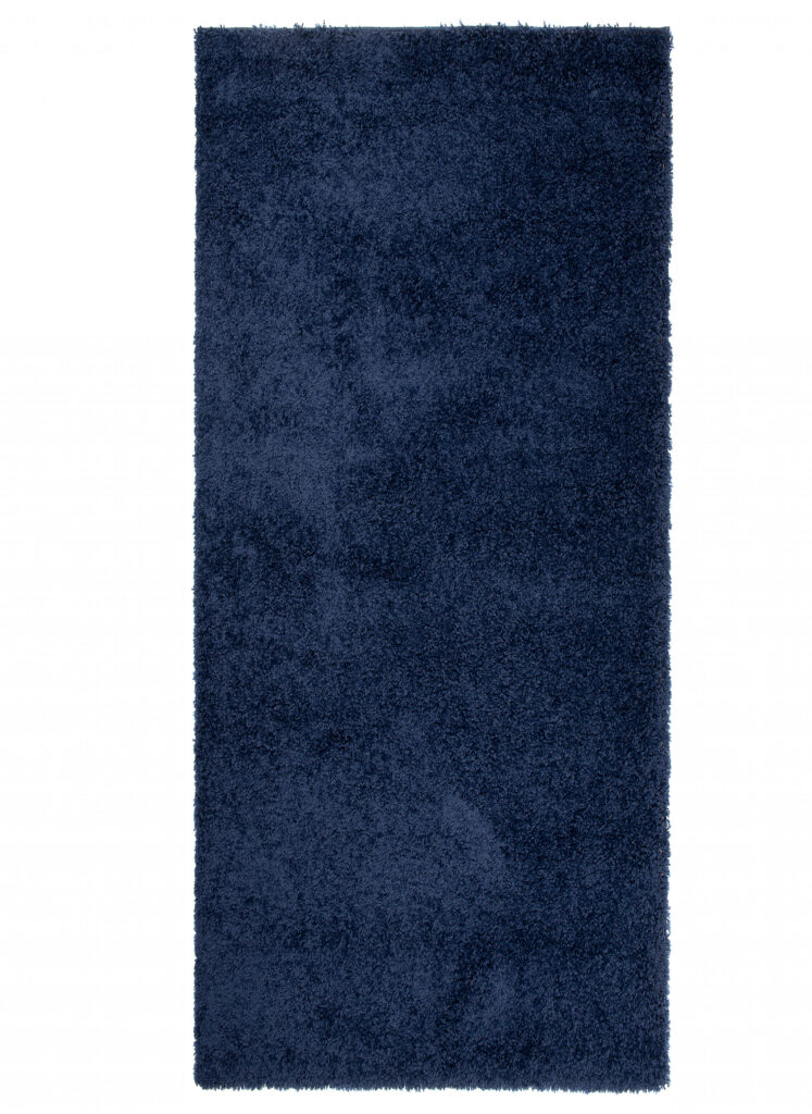 Teppichläufer Essence Shaggy Einfarbig Marineblau
