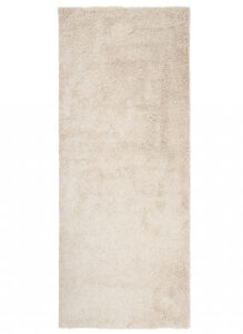 Teppichläufer Essence Shaggy Einfarbig Hellbeige