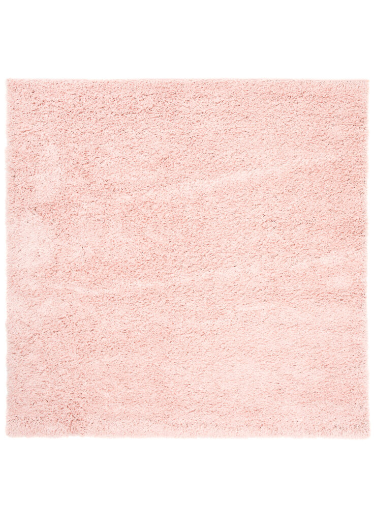 Teppich Essence Quadratisch Shaggy Rosa