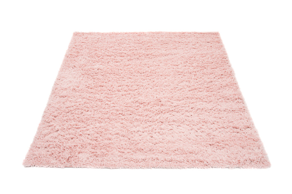 Teppich Essence Quadratisch Shaggy Rosa