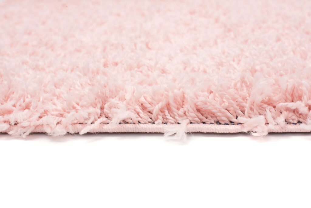 Teppich Essence Quadratisch Shaggy Rosa