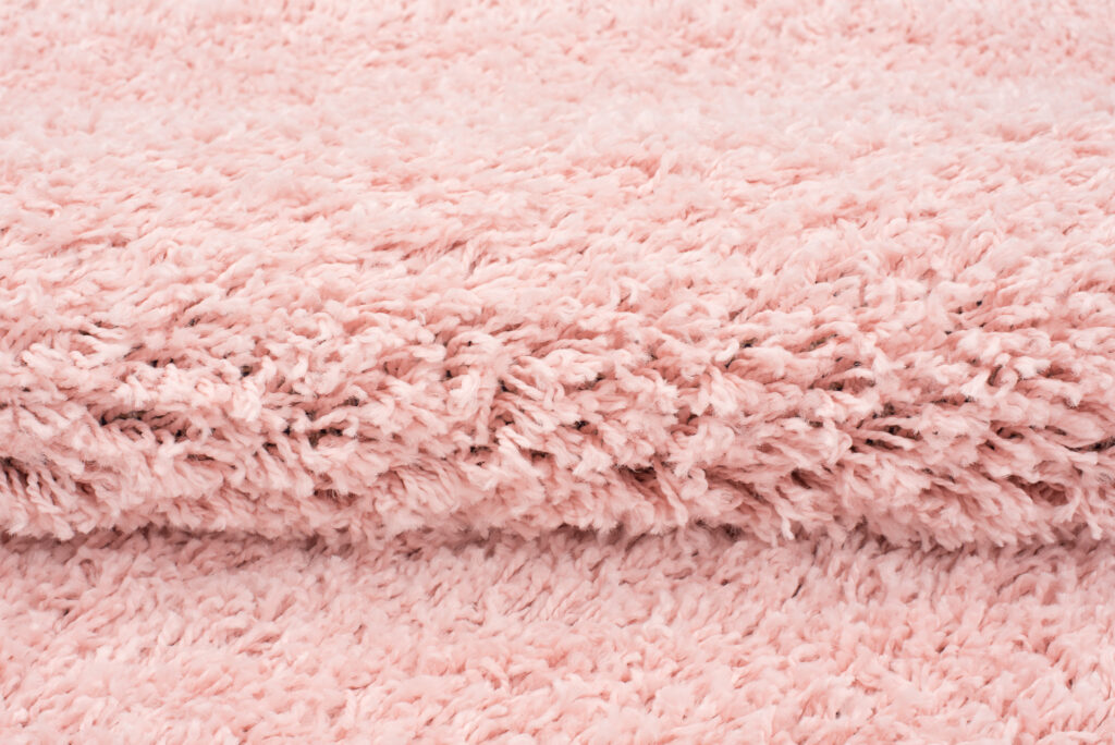 Teppich Essence Quadratisch Shaggy Rosa