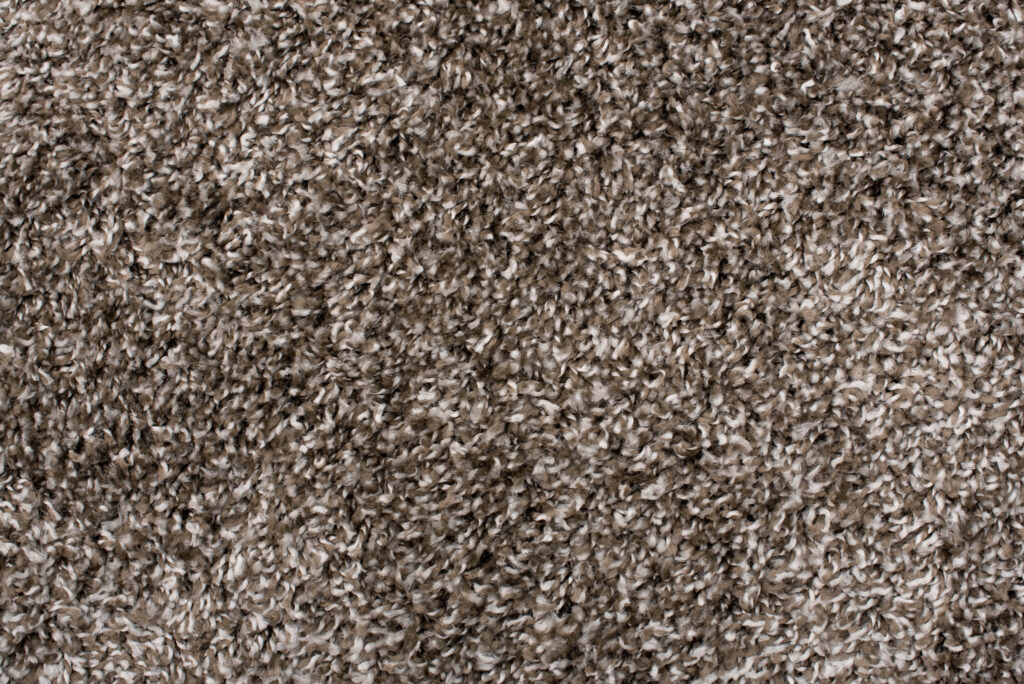 Teppichläufer Essence Shaggy Einfarbig Taupe Grau Melange