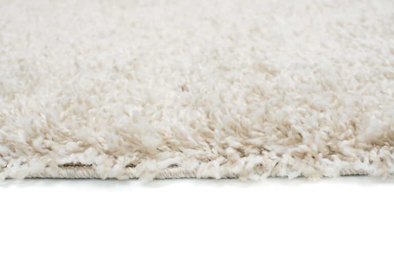 Teppichläufer Essence Shaggy Einfarbig Hellbeige