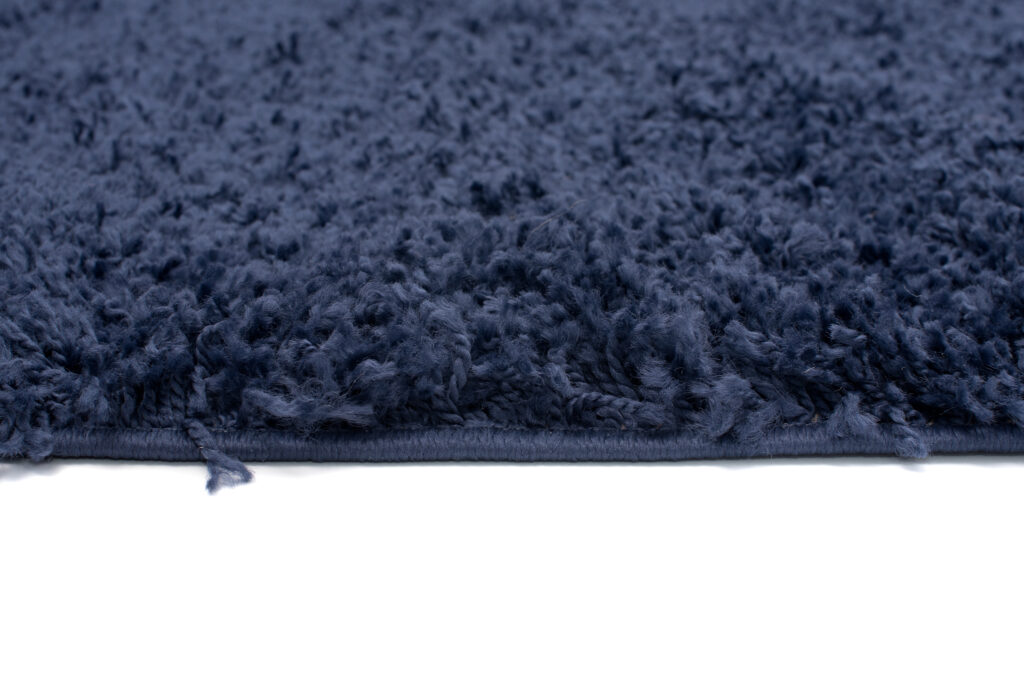 Teppich Essence Quadratisch Shaggy Marineblau