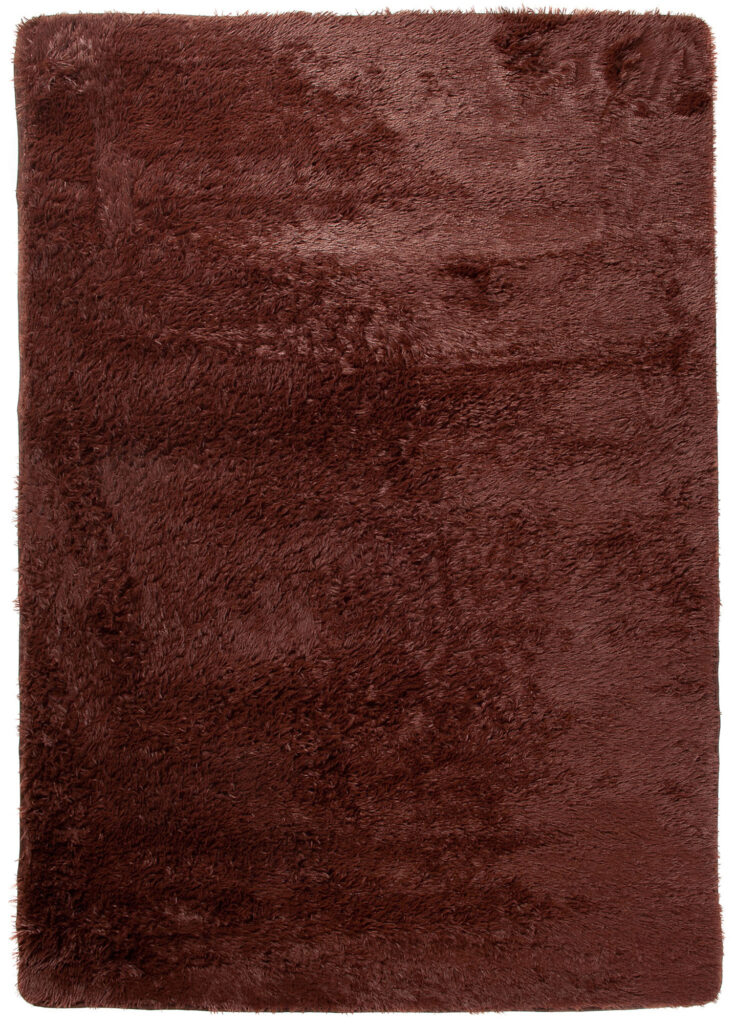 Teppich Silk Braun Rutschfest Shaggy