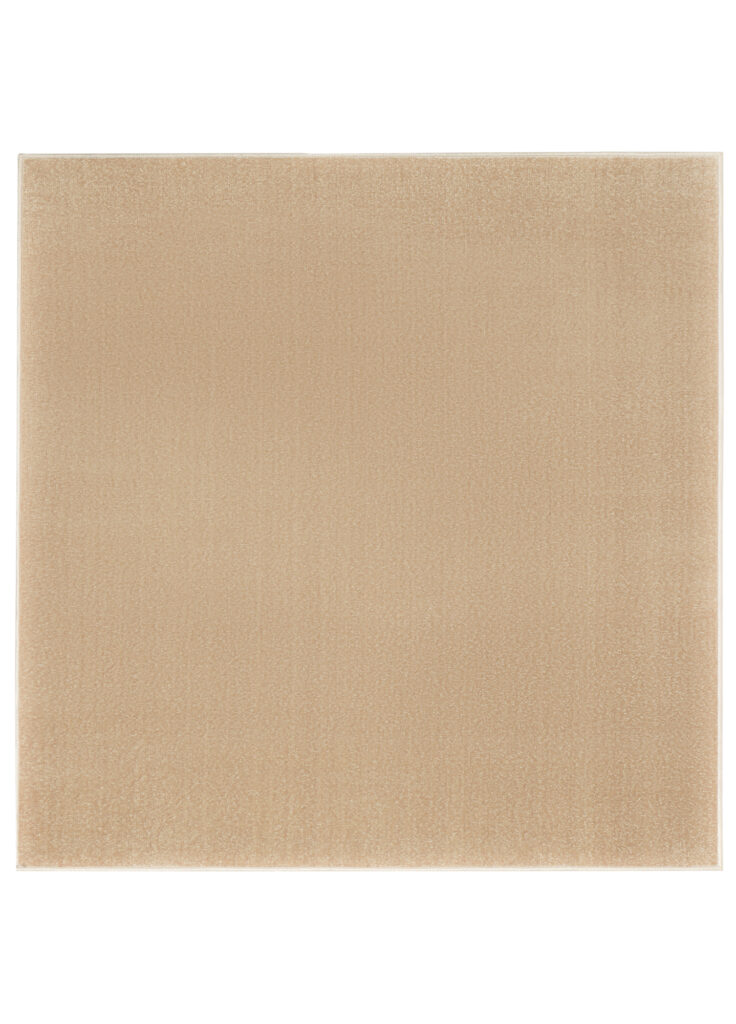 Teppich Mono Quadrat Indoor Outdoor Beige