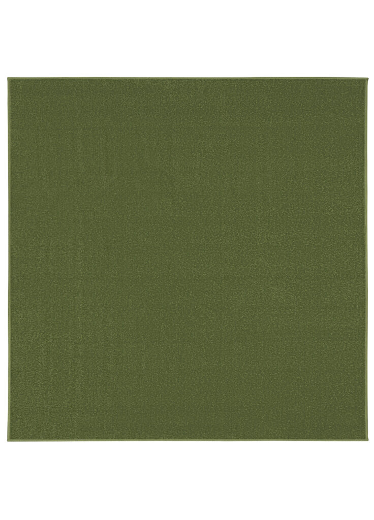 Teppich Mono Quadrat Indoor Outdoor Grün
