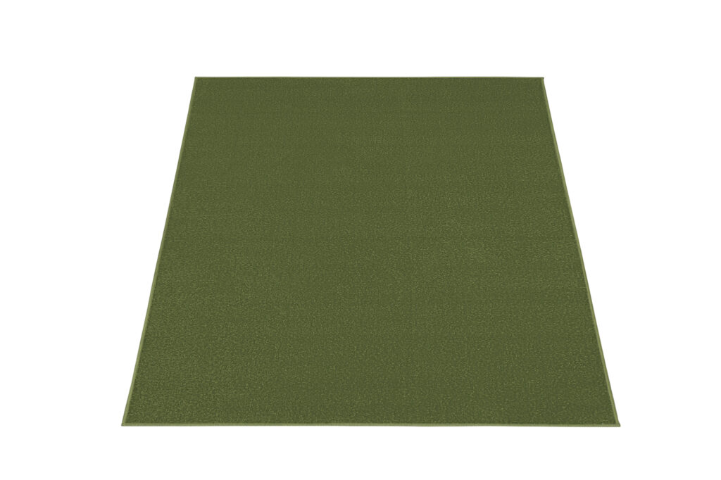 Teppich Mono Quadrat Indoor Outdoor Grün