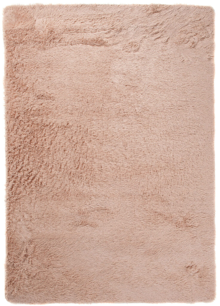Teppich Silk Hell Beige Rutschfest Shaggy