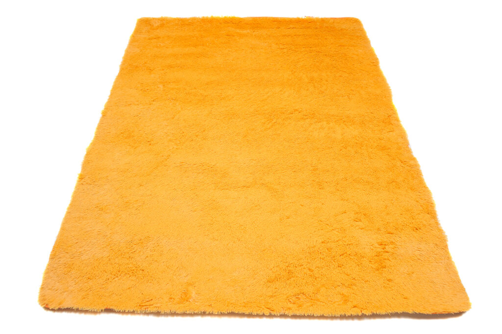 Teppich Silk Orange Rutschfest Shaggy