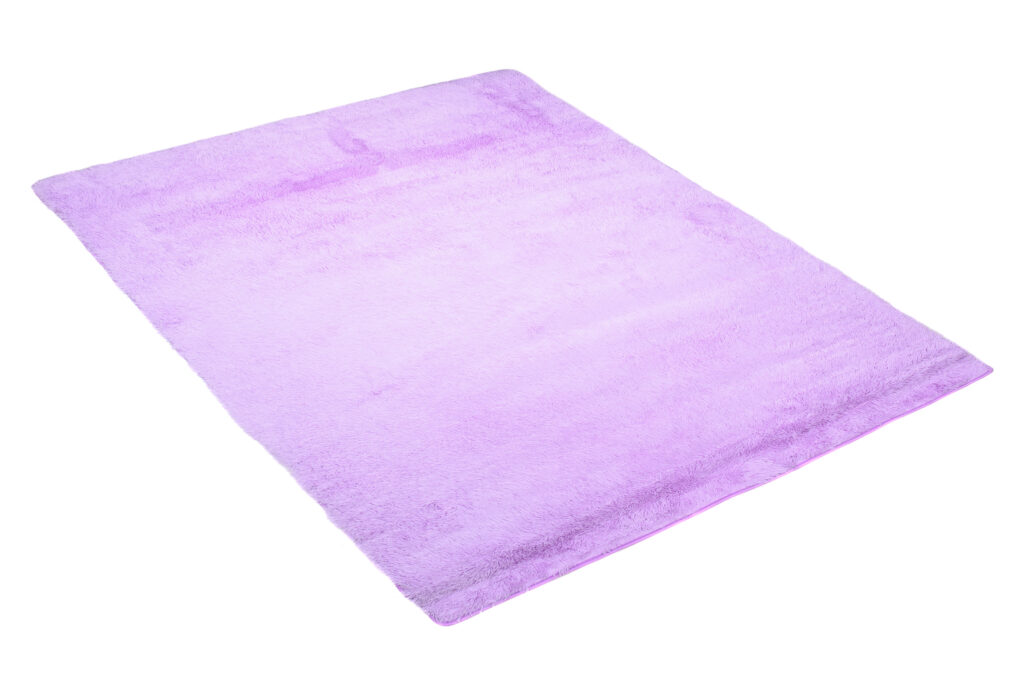 Teppich Silk Lila Rutschfest Shaggy