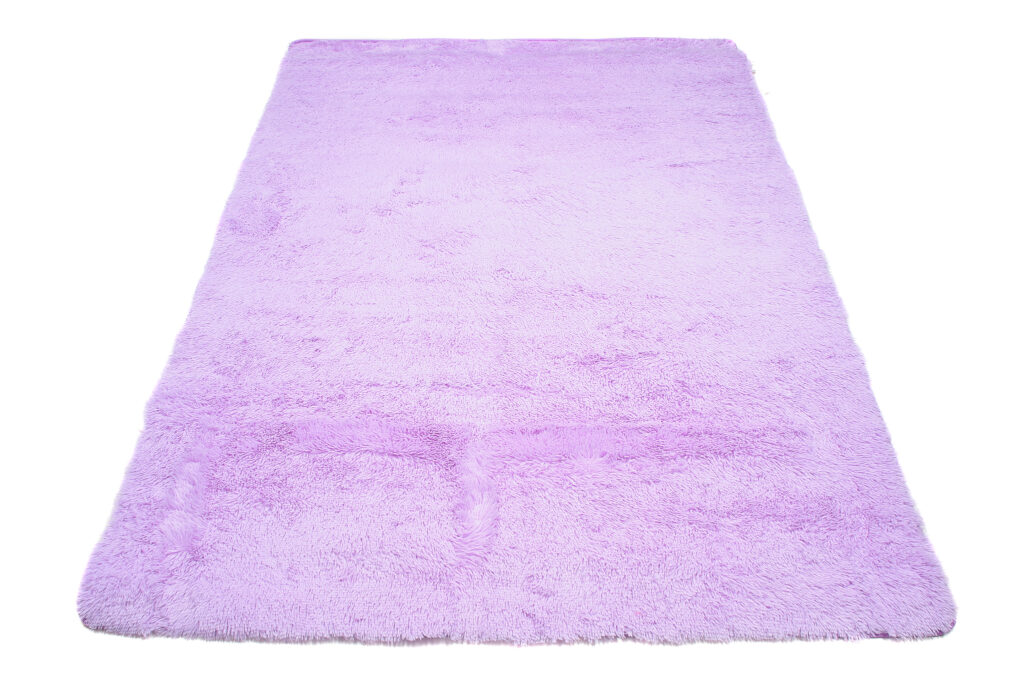 Teppich Silk Lila Rutschfest Shaggy