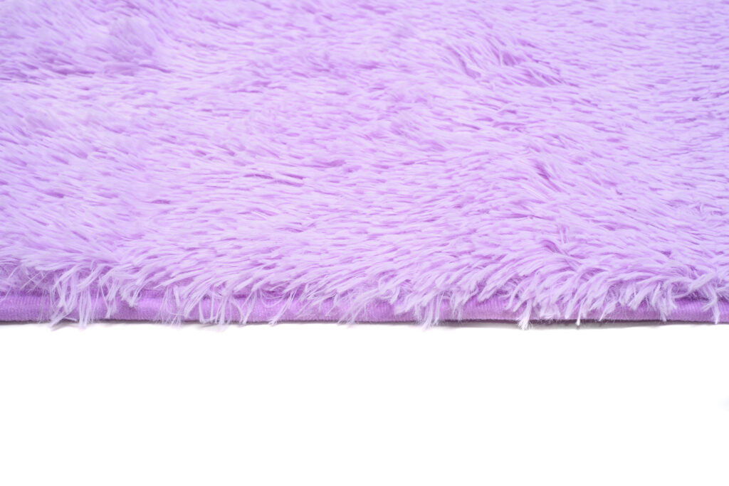 Teppich Silk Lila Rutschfest Shaggy