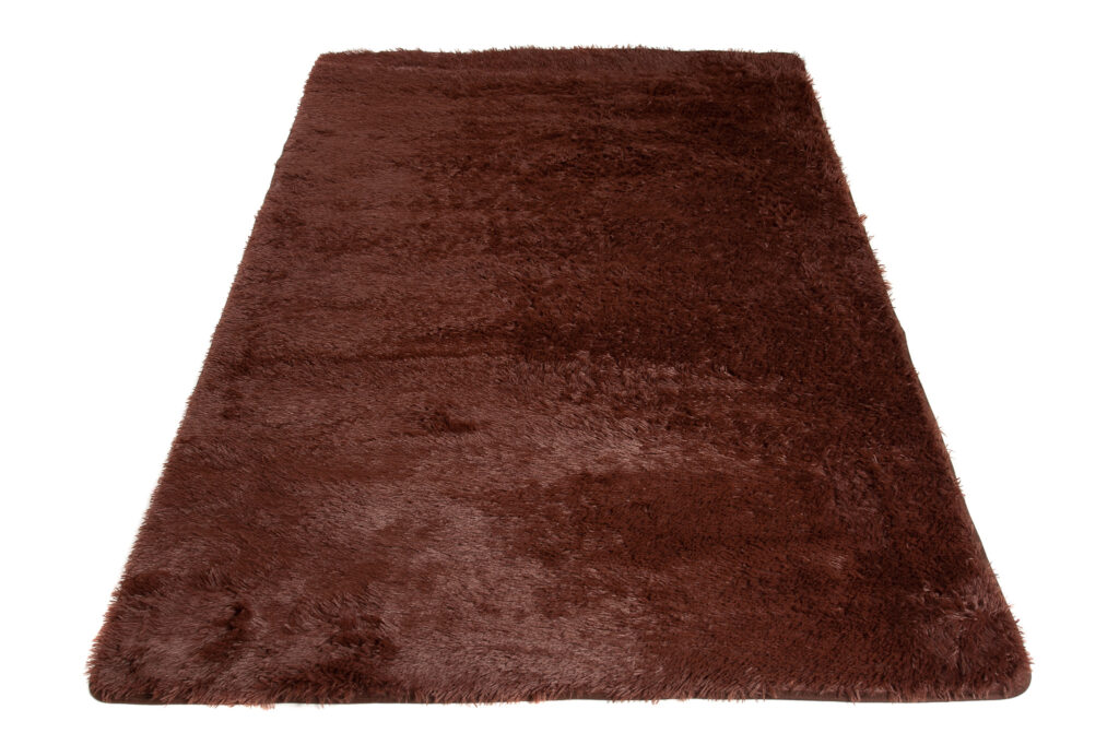Teppich Silk Braun Rutschfest Shaggy