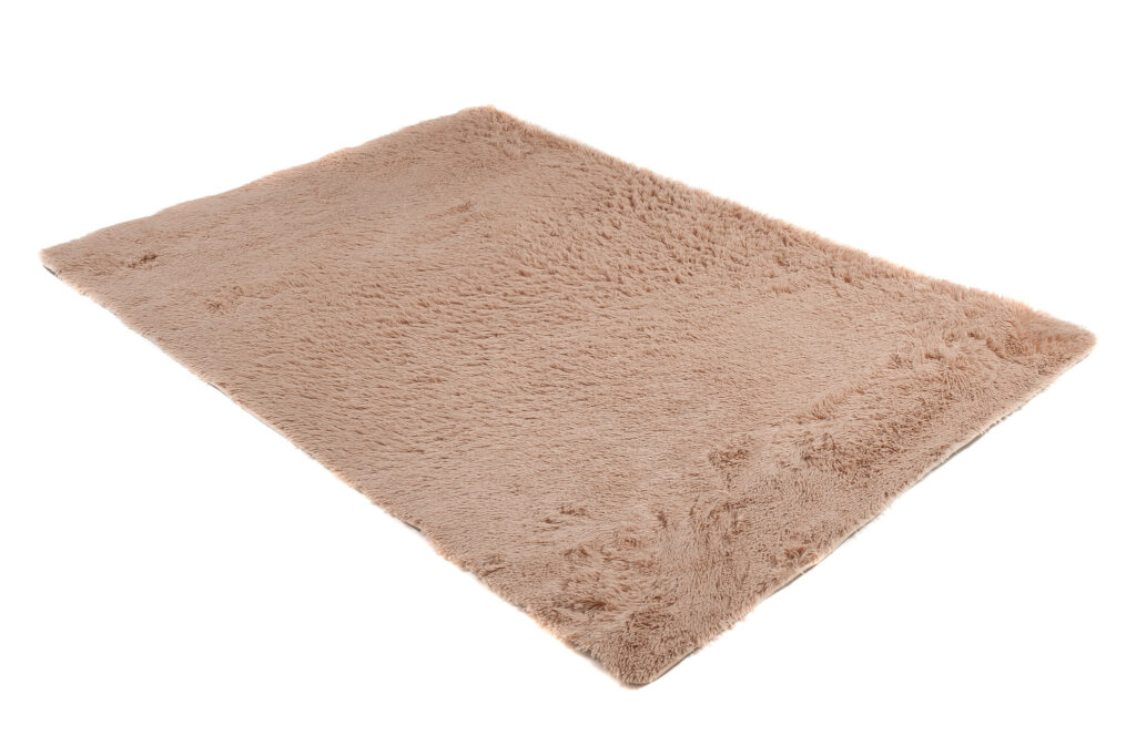 Teppich Silk Hell Beige Rutschfest Shaggy
