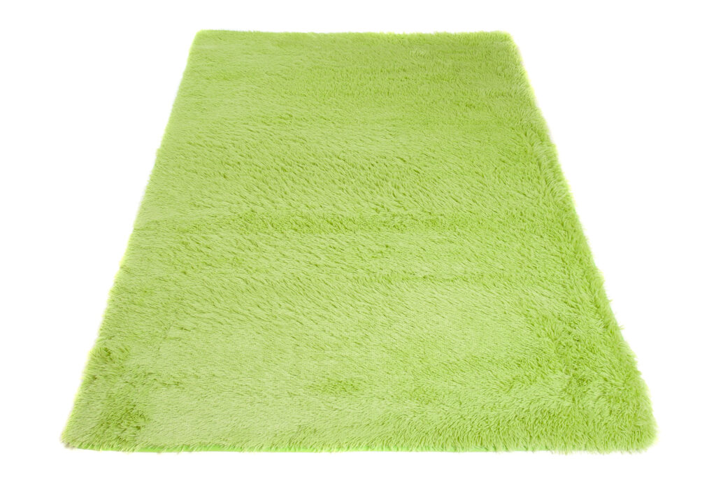 Teppich Silk Hell Grün Rutschfest Shaggy