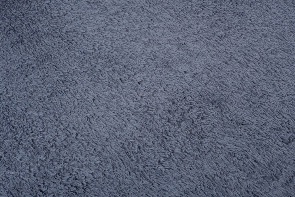 Teppich Silk Grau Blau Rutschfest Shaggy